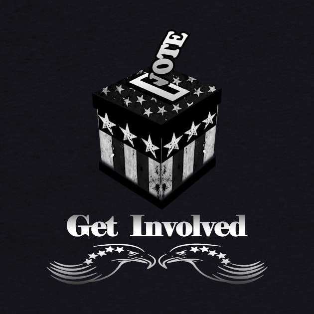 VOTE - Get Involved by DesignersMerch